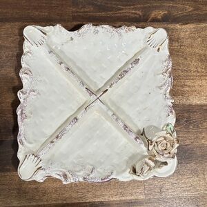 Square Ceramic Divided Dish